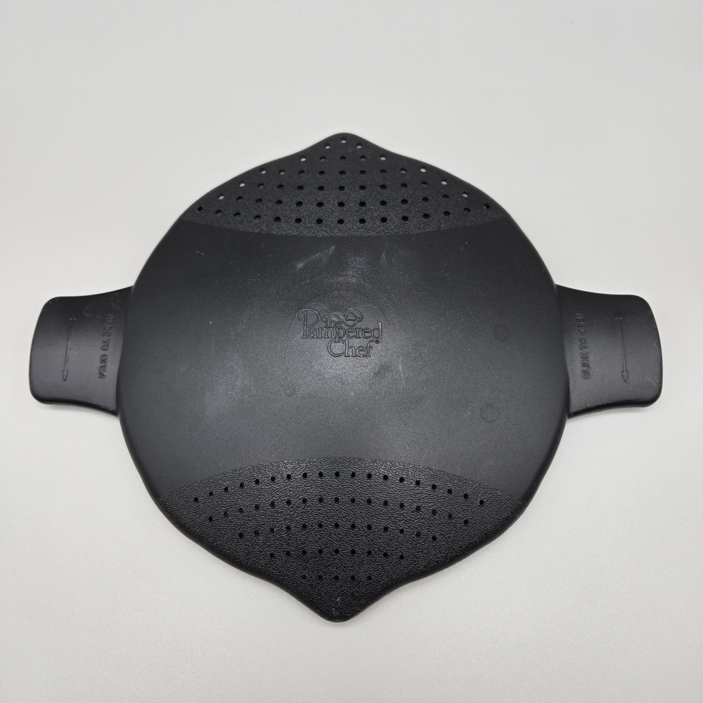 Pampered Chef Replacement Lid ONLY for 2 QT/8 Cup Micro-Cooker #2778 Black